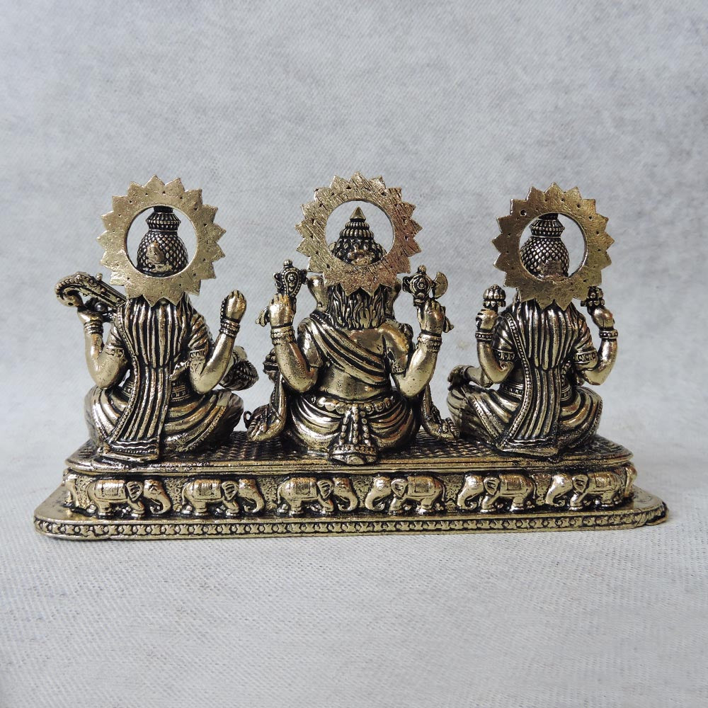 Ashtadhatu Laxmi Ganesh Saraswati by Satgurus