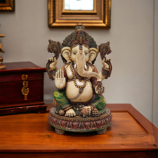 Ganesh Sitting by Satgurus