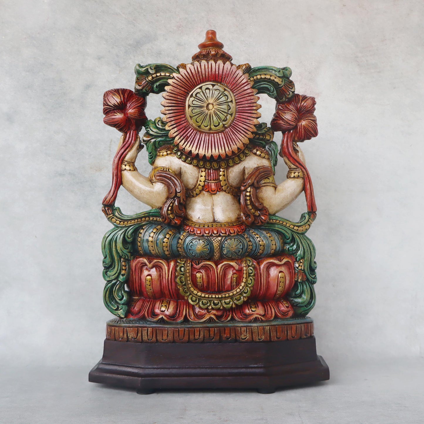 Laxmi Seated On Lotus Base by Satgurus