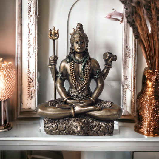 Shiva In Antique Finish by Satgurus