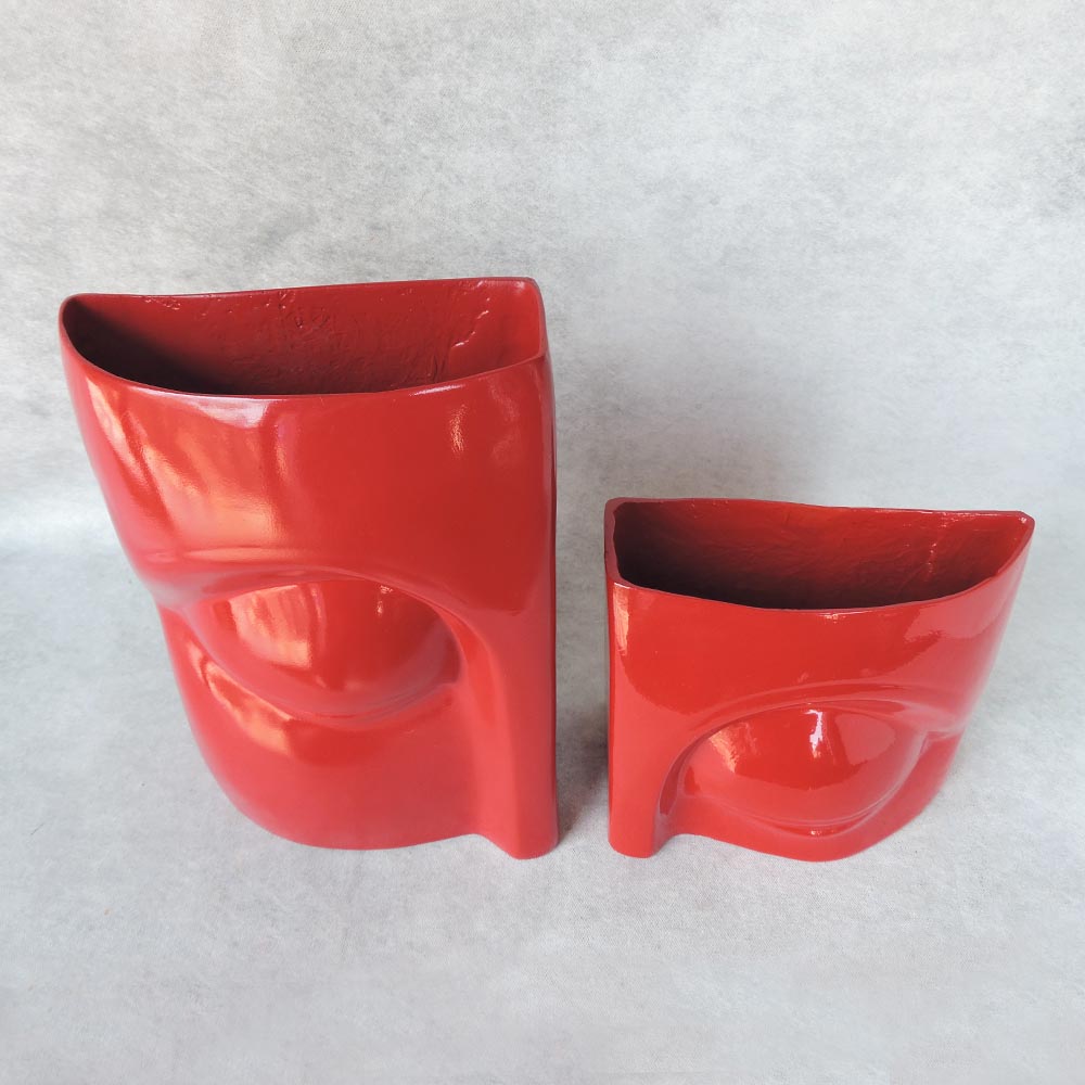 Eye Design Vase Sets / Red by Satgurus