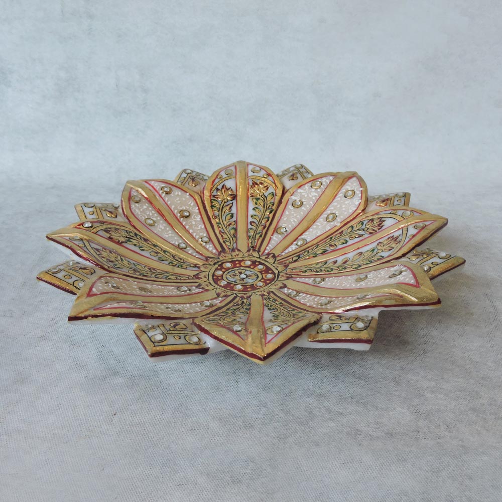 Marble Leaf Bowl by Satgurus