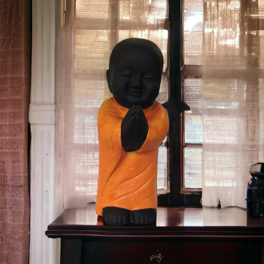 Namaste Monk Black / Orange by Satgurus