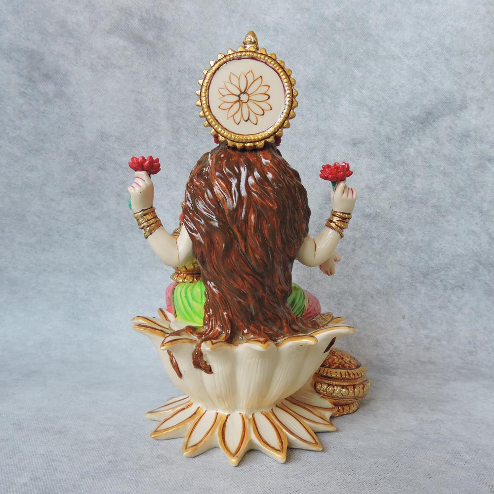 Laxmi On Lotus Base by Satgurus