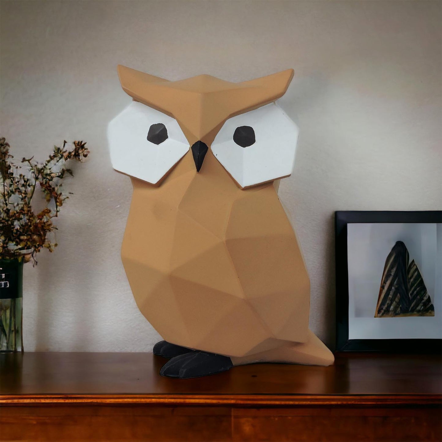 Modern Geometric Owl - Big by Satgurus