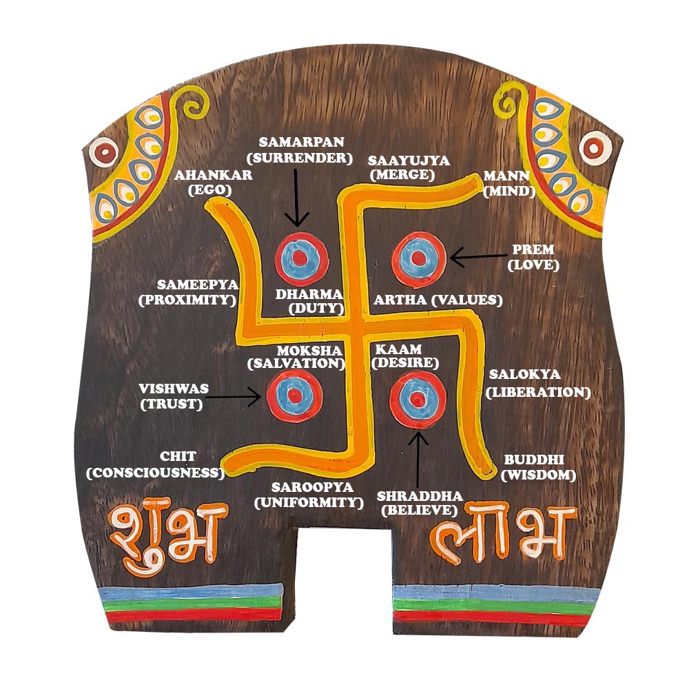 Hancrafted Swastika Hanging Board by Satgurus