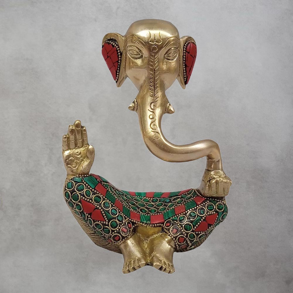 Brass Modern Ganesha By Satguru's