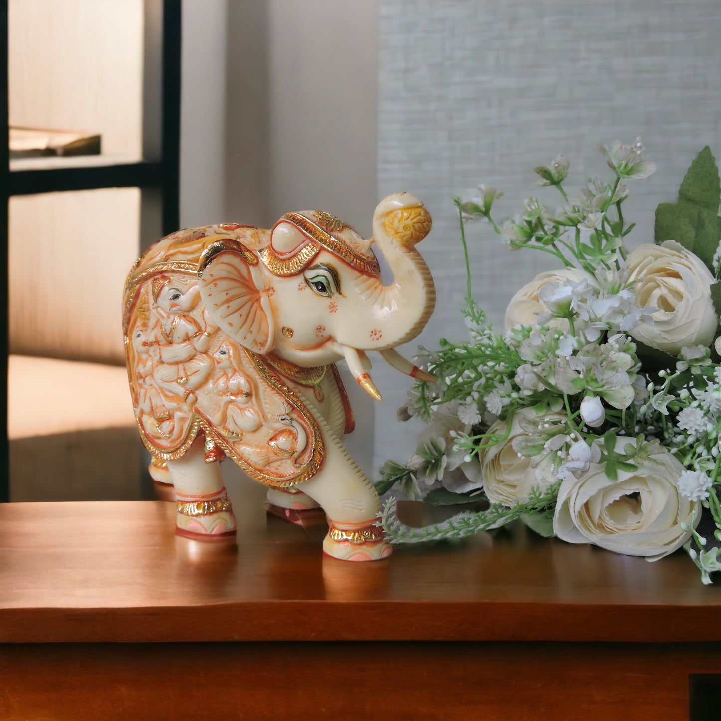Elephant Ganesh Carving by Satgurus