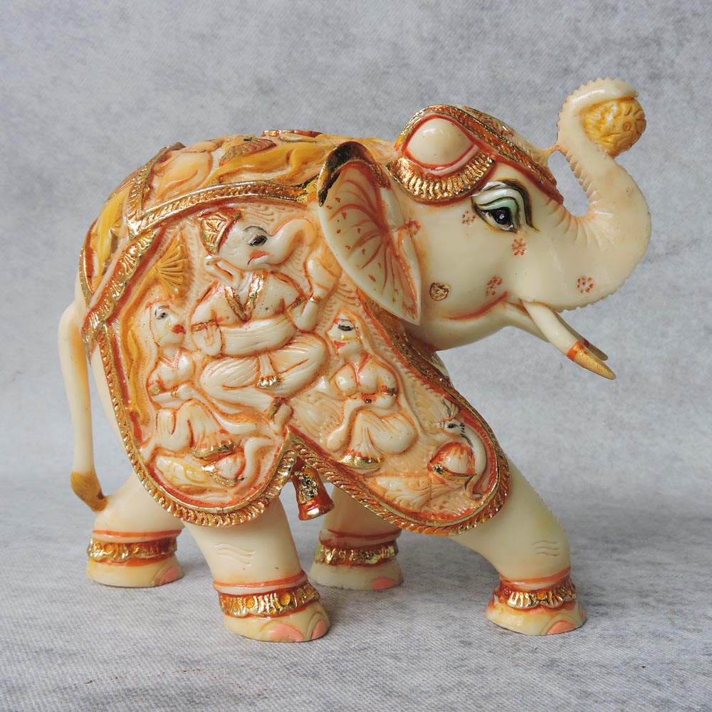 Elephant Ganesh Carving by Satgurus