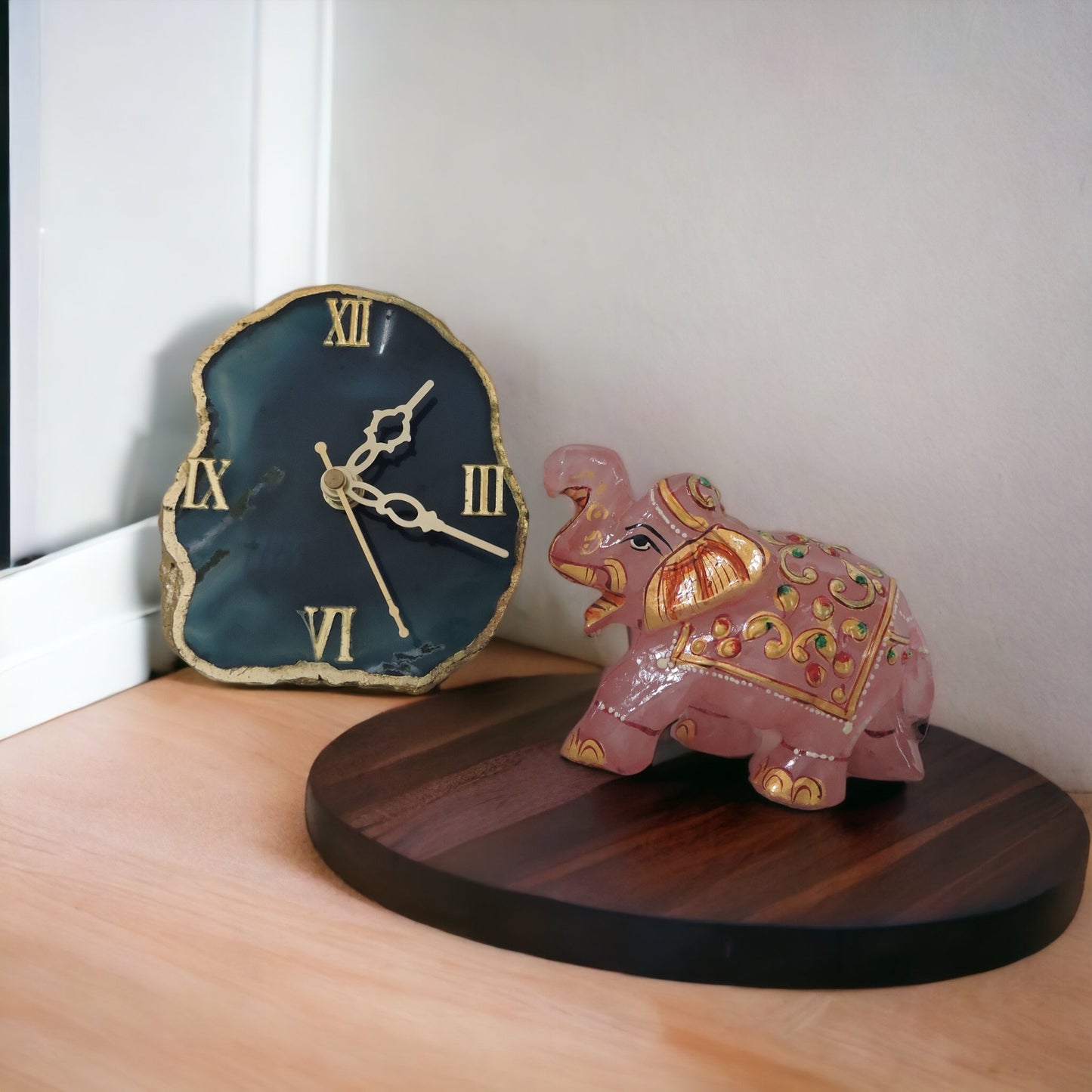 Rose Quartz Elephant / Medium by Satgurus