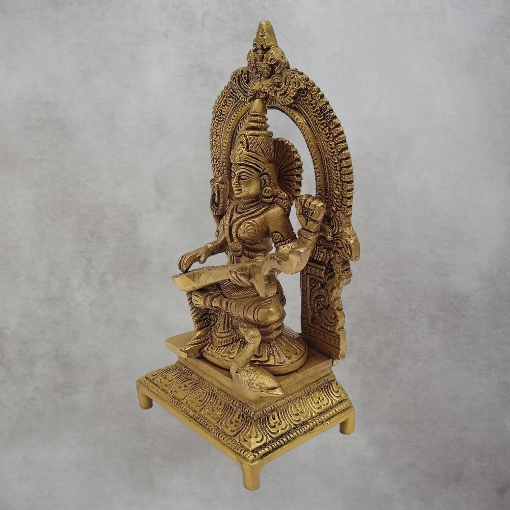 Brass Saraswati Arch by Satgurus