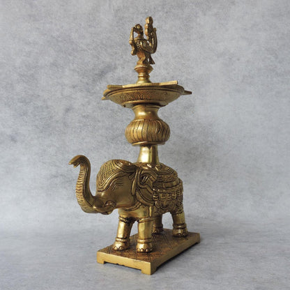 Elephant With Lamp by Satgurus