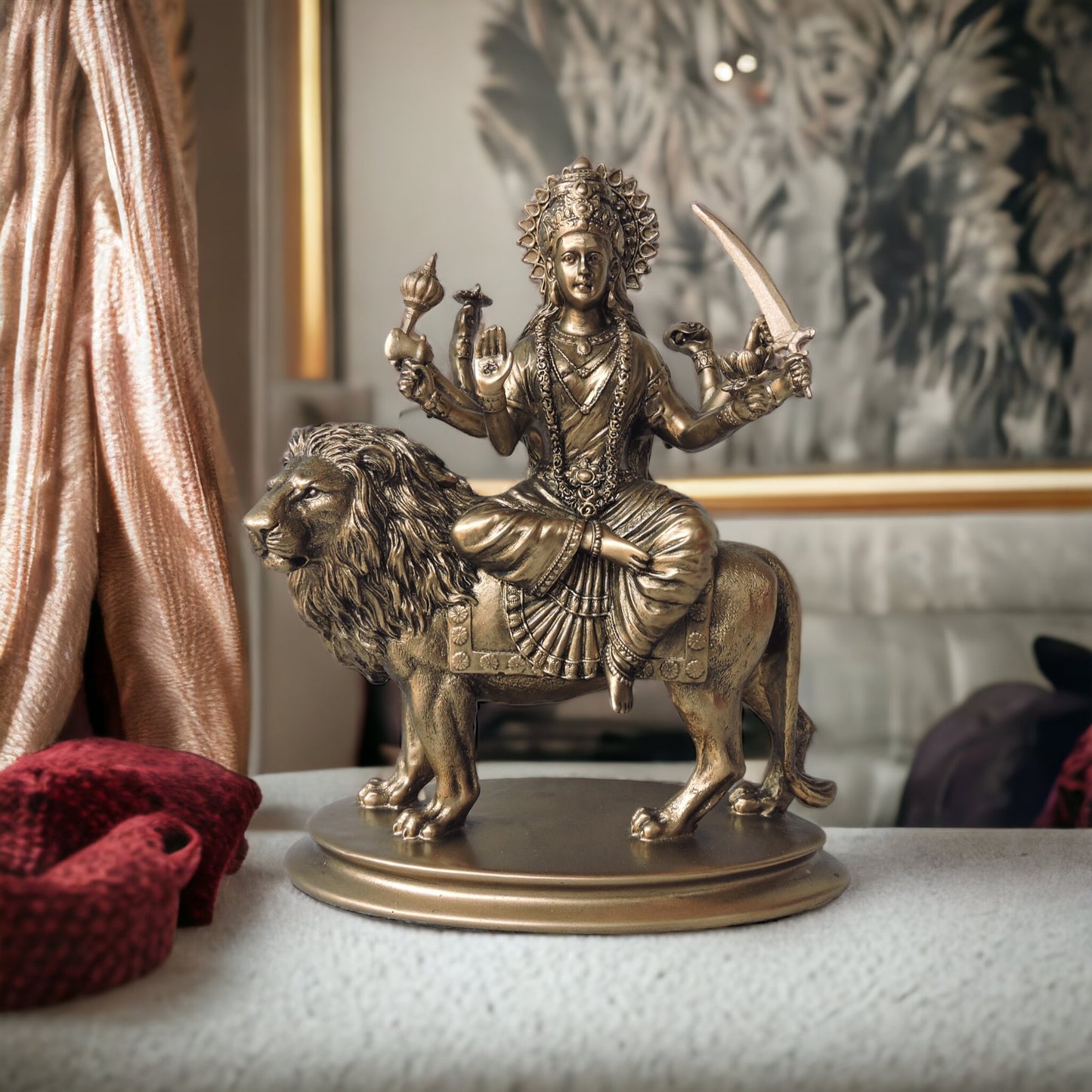 Durga Mata In Antique Finish by Satgurus