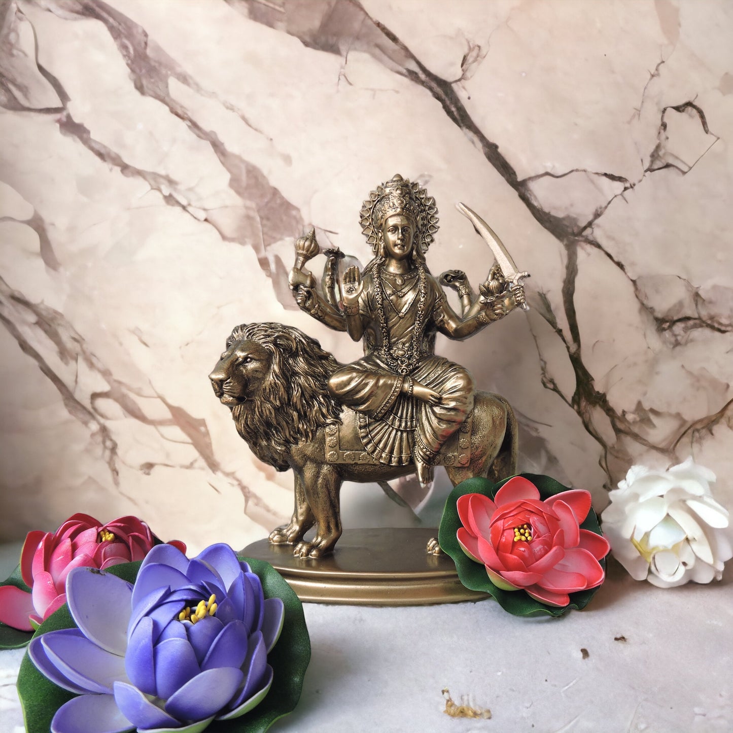 Durga Mata In Antique Finish by Satgurus