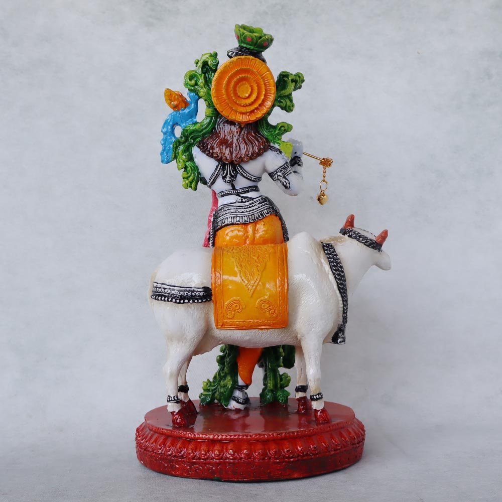 Krishna With Cow Idol by Satgurus