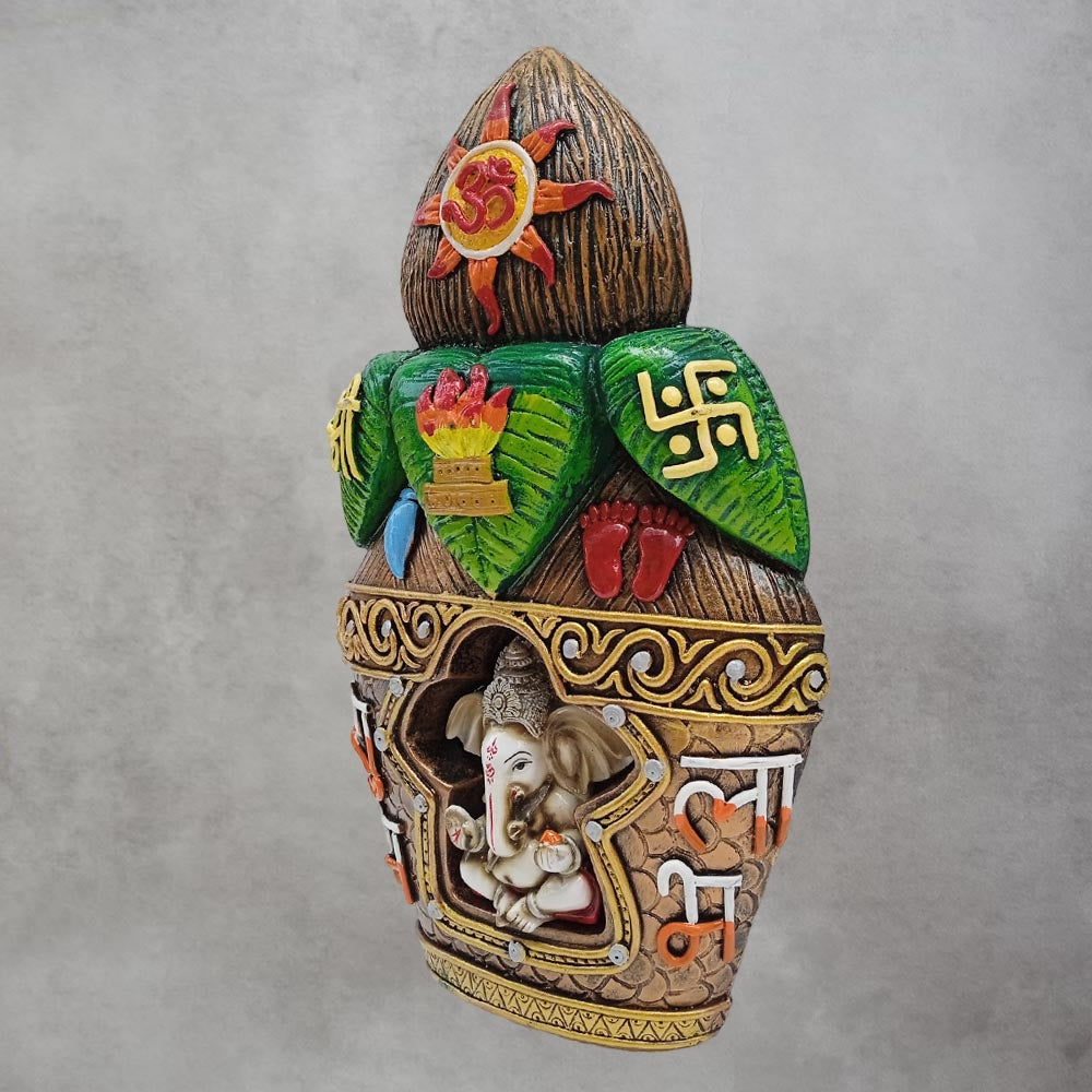 Ganesha Kalash Wall Art by Satgurus