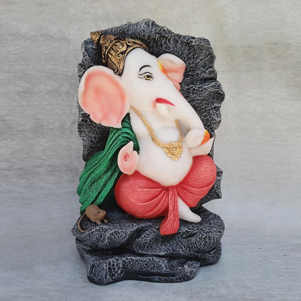 Side Face Ganesha / Grey Stone by Satgurus