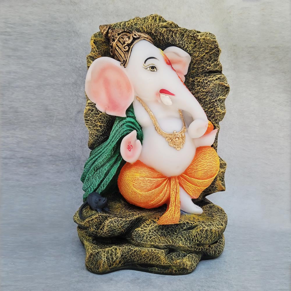 Side Face Ganesha / Yellow Stone by Satgurus