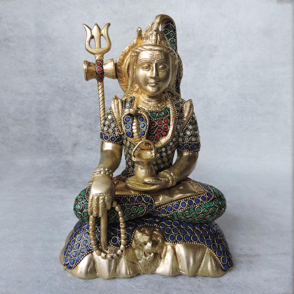 Brass Shiv Sitting B by Satgurus