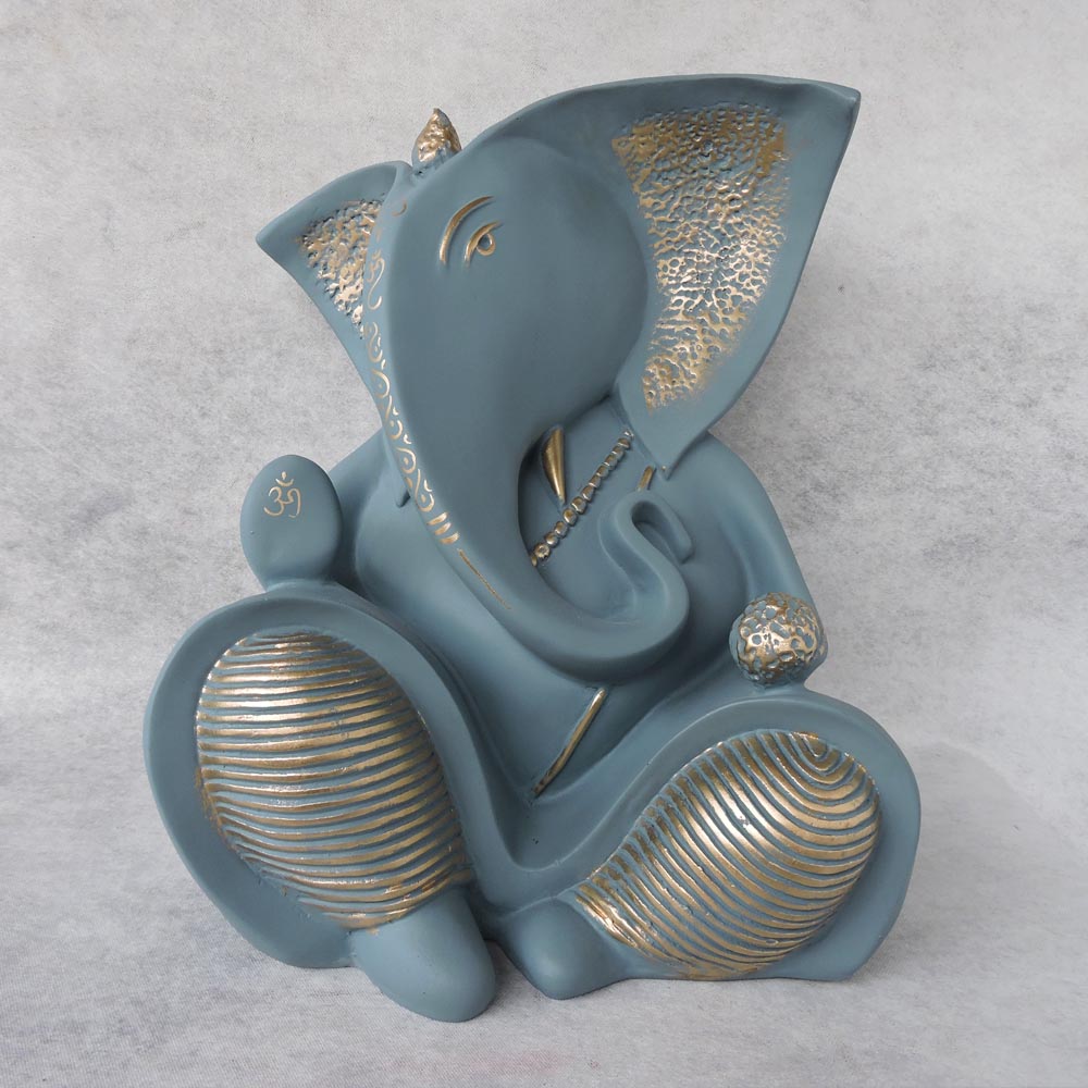 Modern Ganesha / Slate Blue by Satgurus