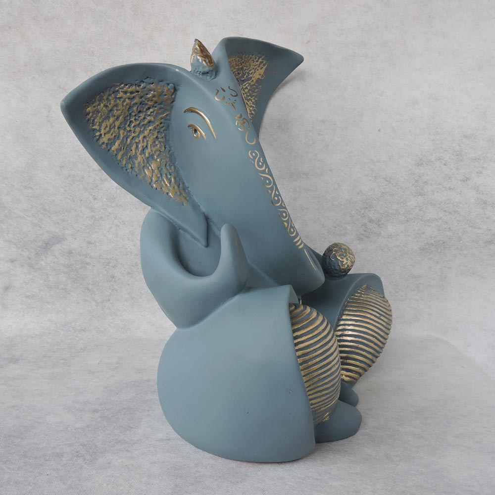 Modern Ganesha / Slate Blue by Satgurus