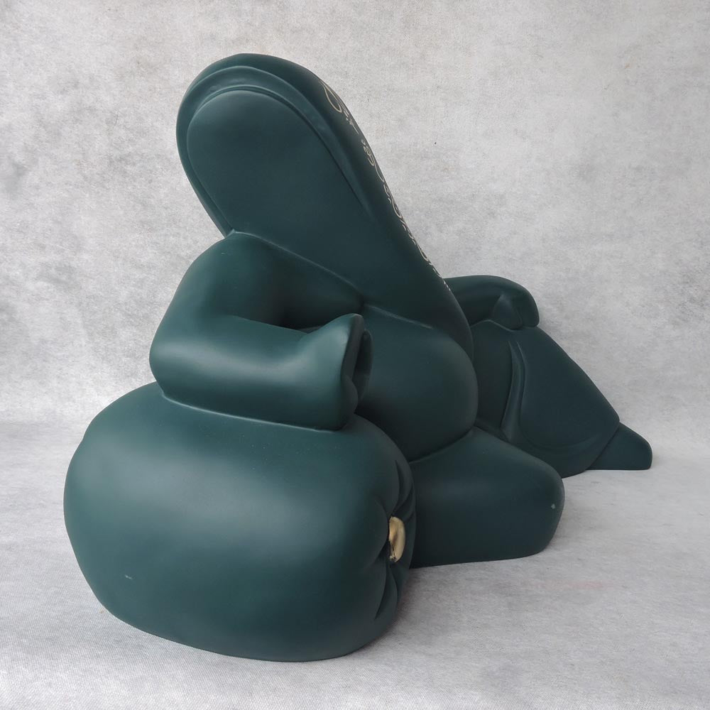 Resting Ganesha / Green Big by Satgurus