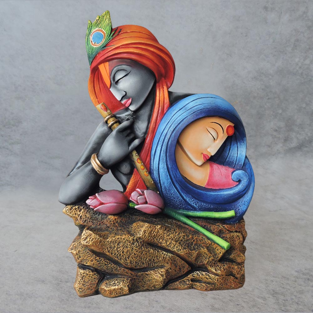 Radha Krishna On Rock by Satgurus