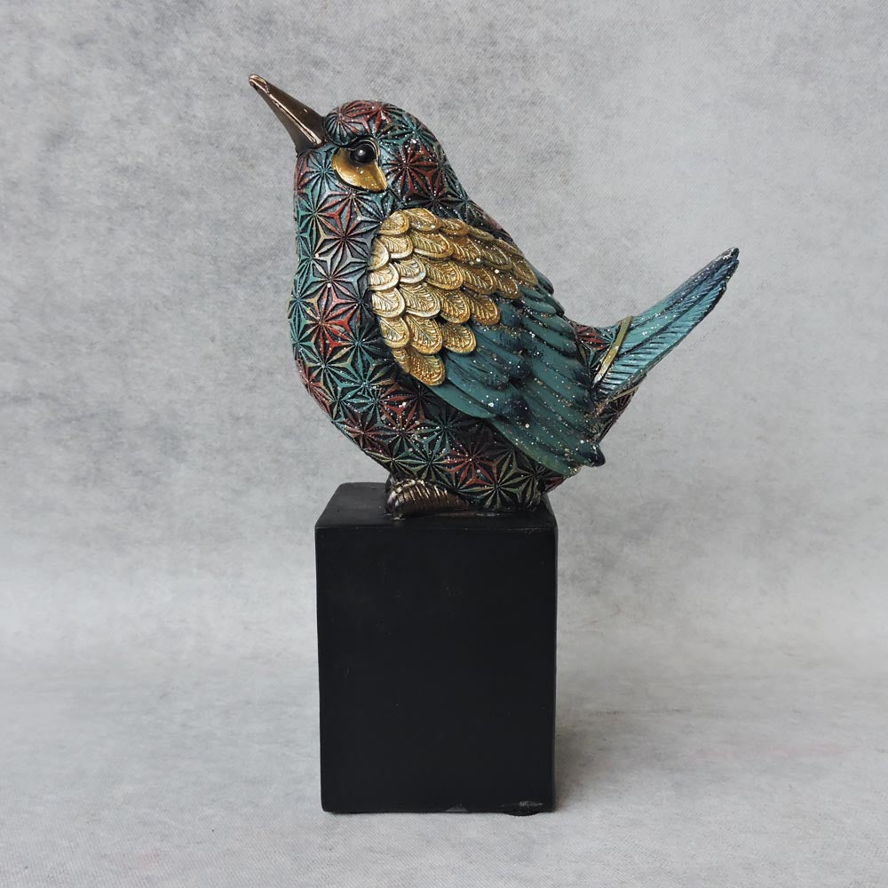 Colorful Bird On Base by Satgurus