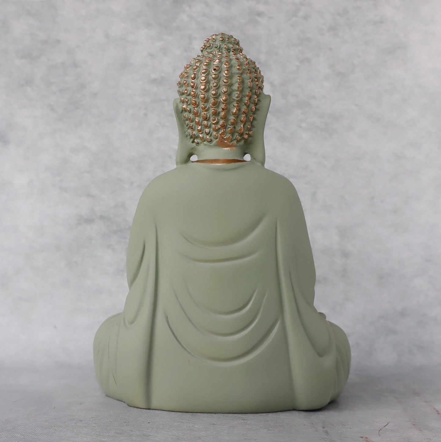Mini Buddha In Abhaya Mudra / Pistachio by Satgurus