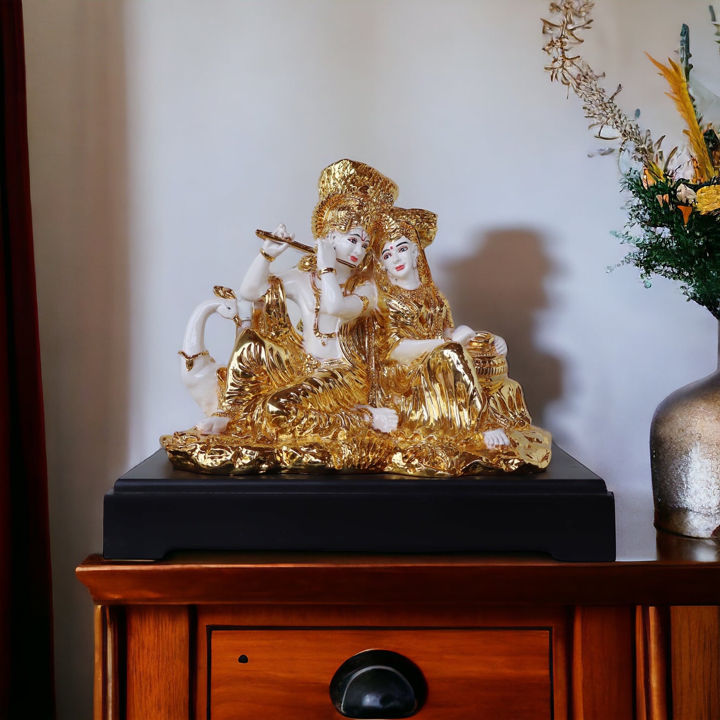 Gold Plated Radha Krishna by Satgurus