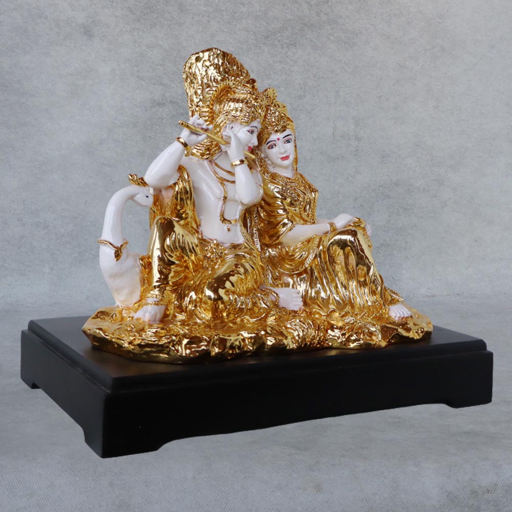Gold Plated Radha Krishna by Satgurus