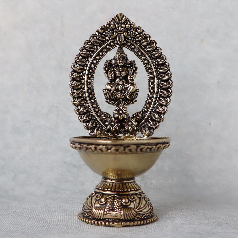 Diya With Laxmi Motif by Satgurus