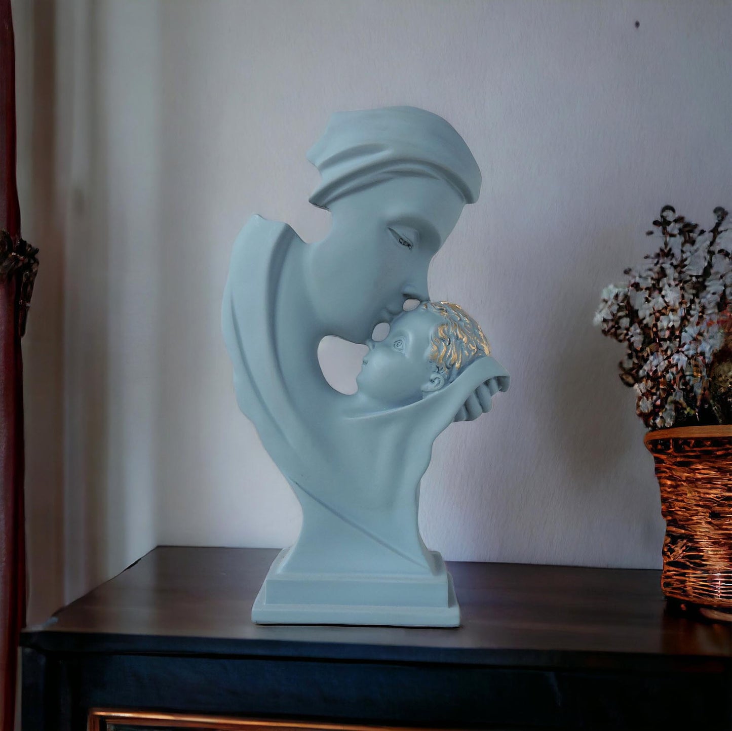 Mother & Child Love / Blue by Satgurus