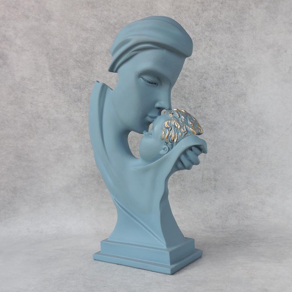 Mother & Child Love / Blue by Satgurus