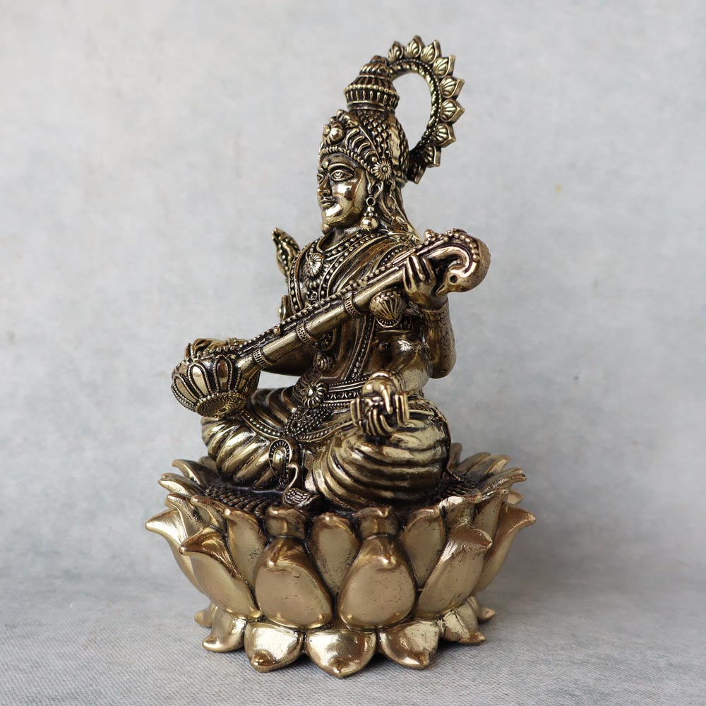 Ashtadhatu Goddess Saraswati by Satgurus