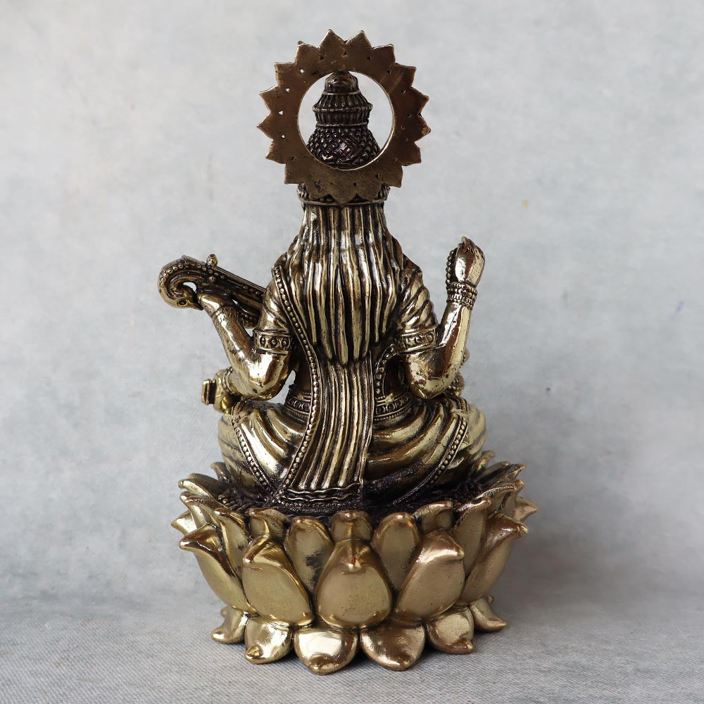Ashtadhatu Goddess Saraswati by Satgurus