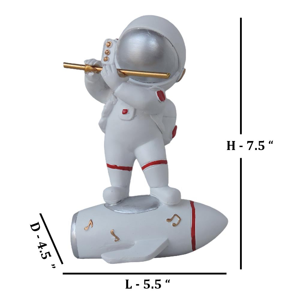 Astronaut Playing Bansuri by Satgurus