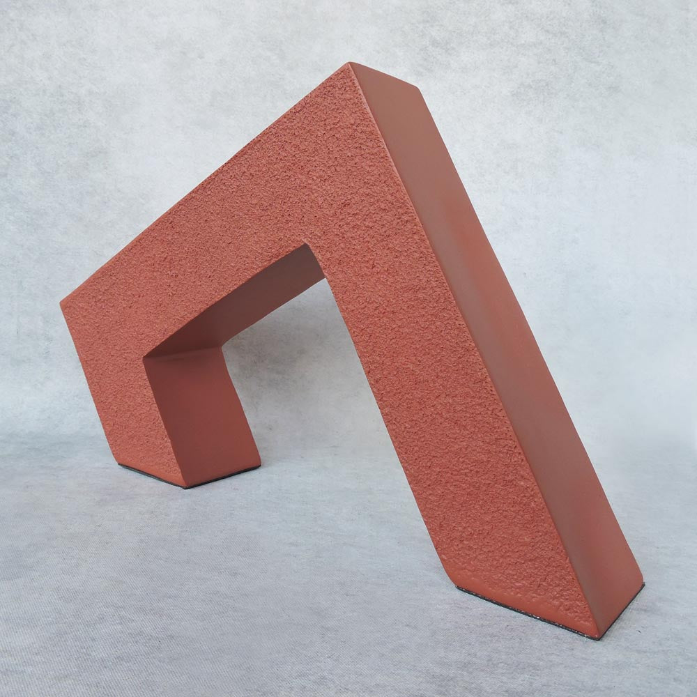 Modern Geometrical Art Piece / Orange by Satgurus