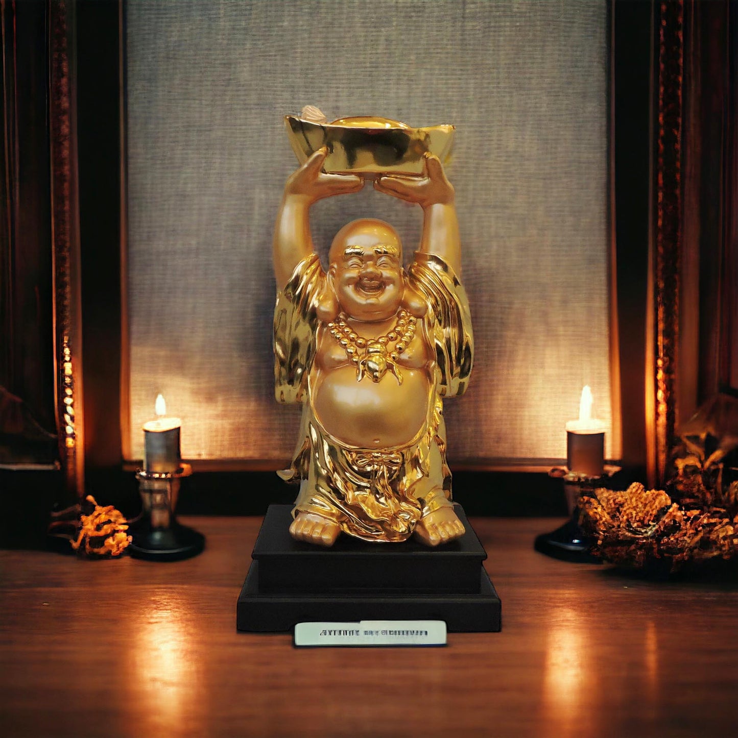 Laughing Buddha With Ingot by Satgurus