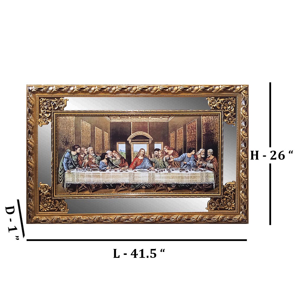 Last Supper Carpet On Mirror Background by Satgurus