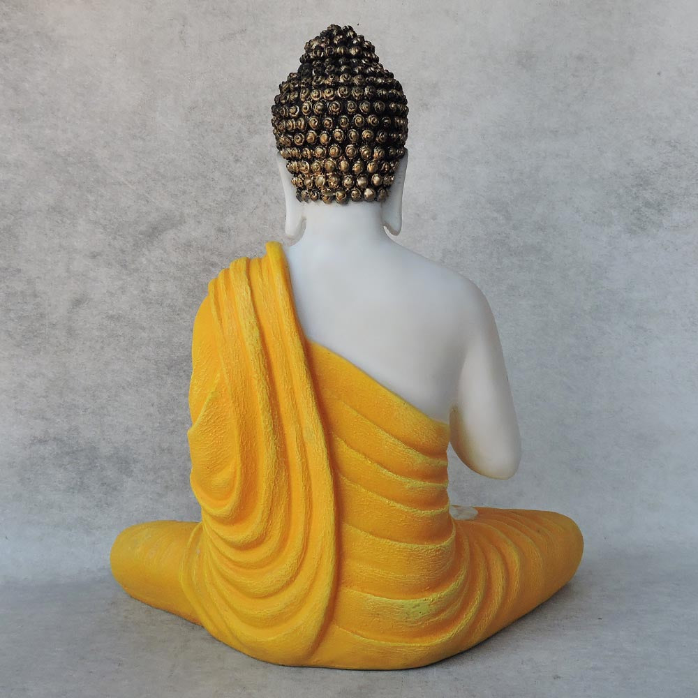 Mudra Buddha In Yellow Finish by Satgurus