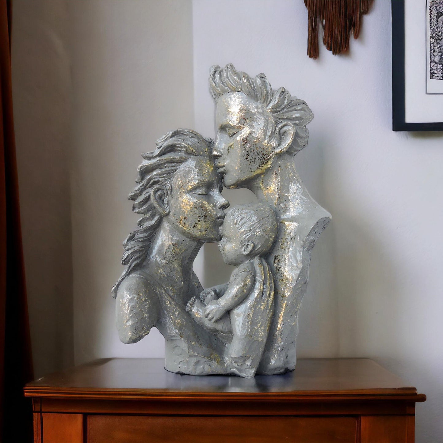 Grey Family With Gold Leafing by Satgurus