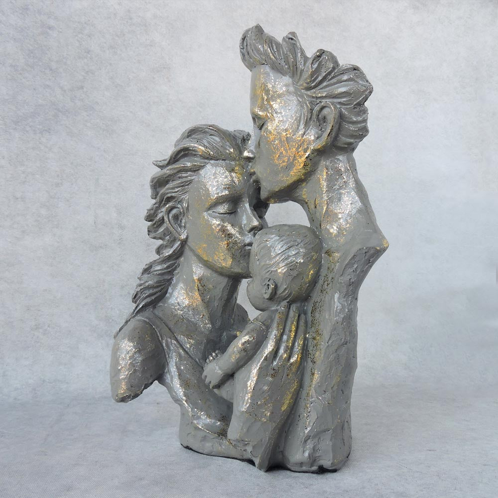 Grey Family With Gold Leafing by Satgurus
