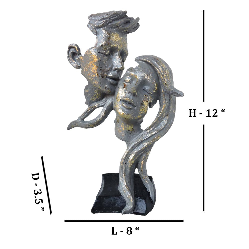 Grey Couple With Gold Leafing by Satgurus