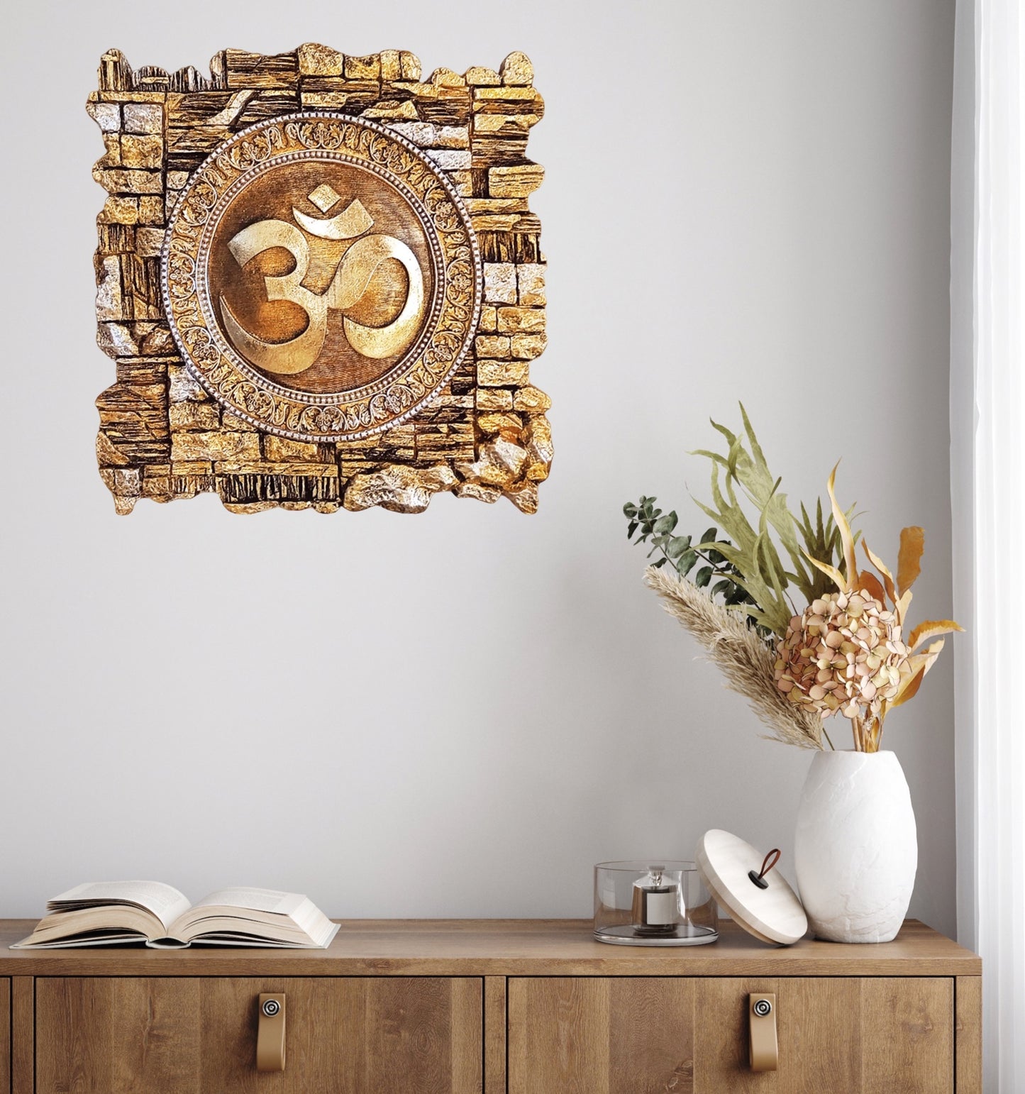 Om Religious Wall Art by Satgurus