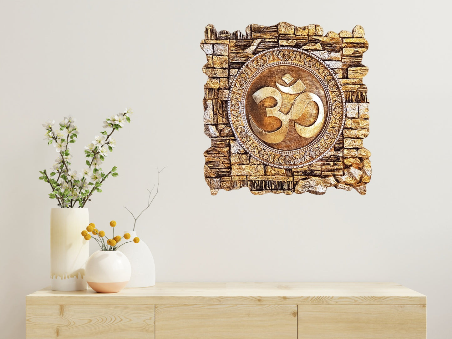 Om Religious Wall Art by Satgurus