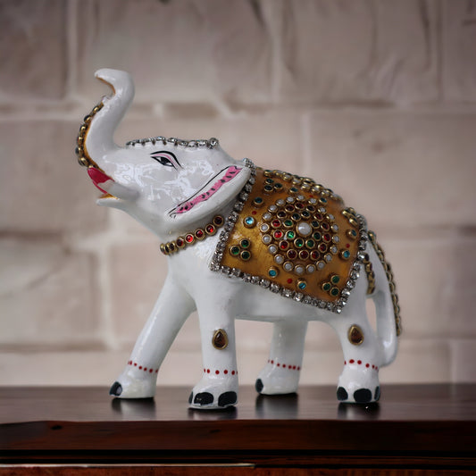 Elephant With Stone Work by Satgurus