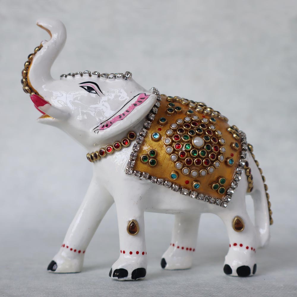 Elephant With Stone Work by Satgurus