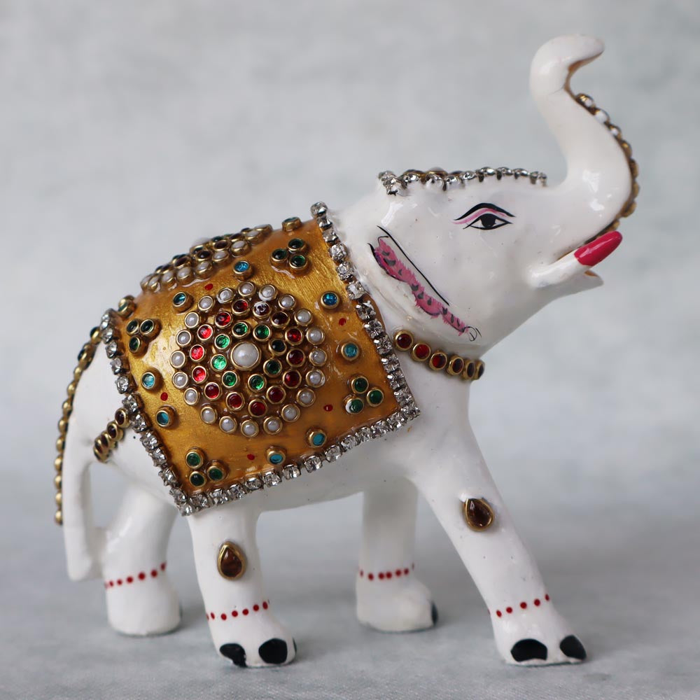 Elephant With Stone Work by Satgurus