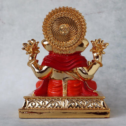 Gold Plated Dagdu Ganesha by Satgurus